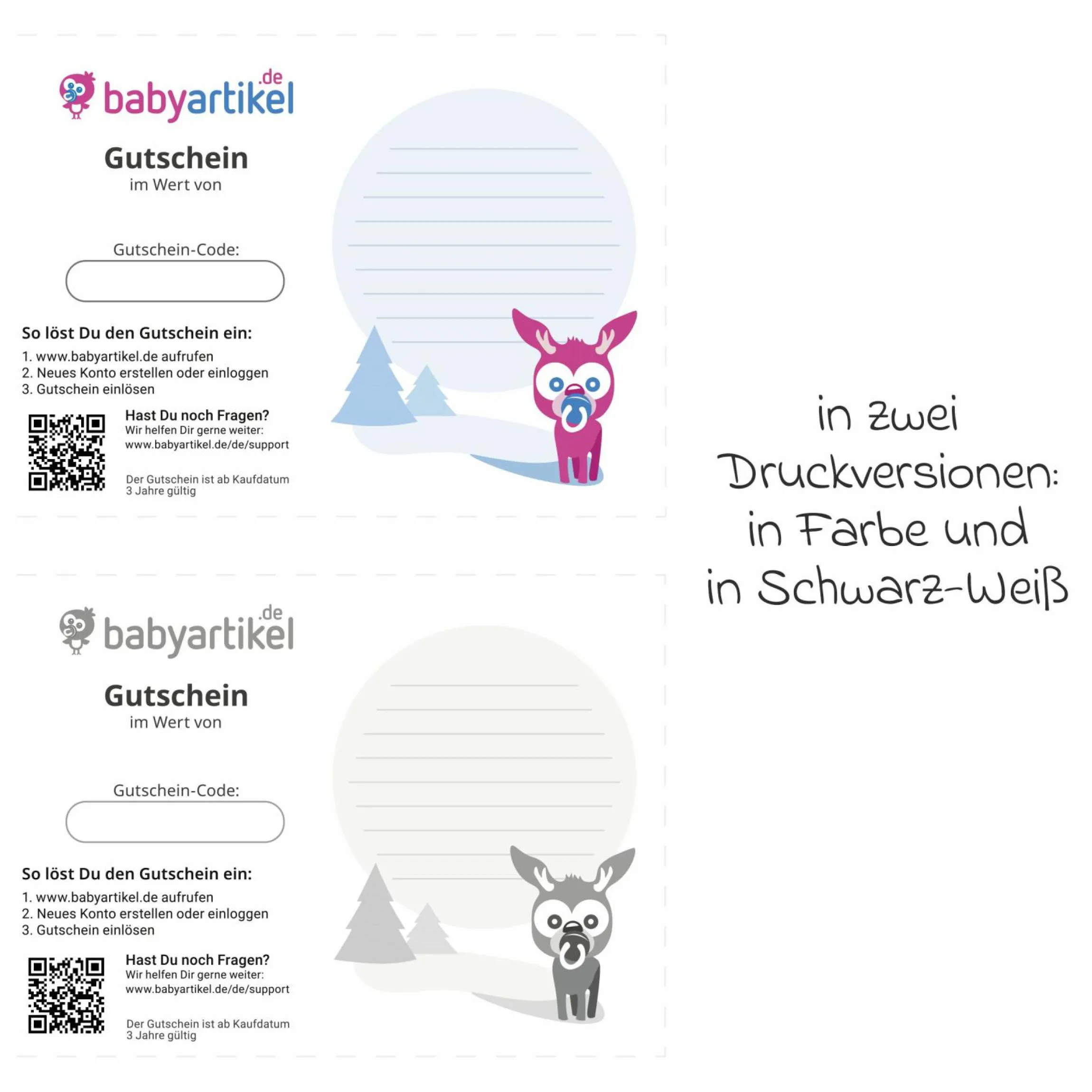10 Euro Geschenkgutschein - Weihnachten