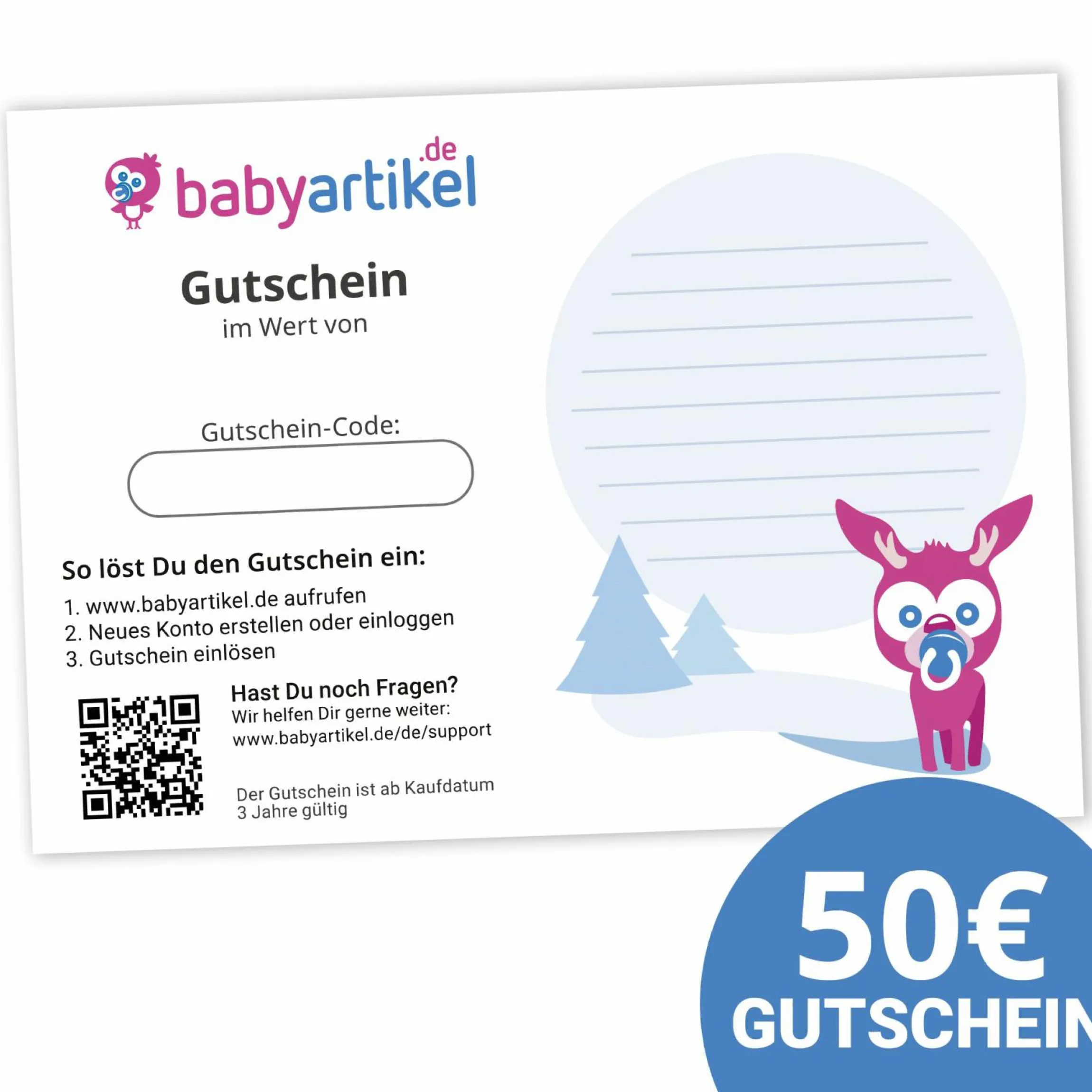 50 Euro Geschenkgutschein - Weihnachten
