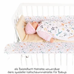 4 in 1 Babynest für Hochstuhl Quarttolino ab Geburt nutzbar - Blau Weiß - Kollektion 2024