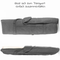 3 in 1 Babywanne Exklusiv - Linen Dark Grey