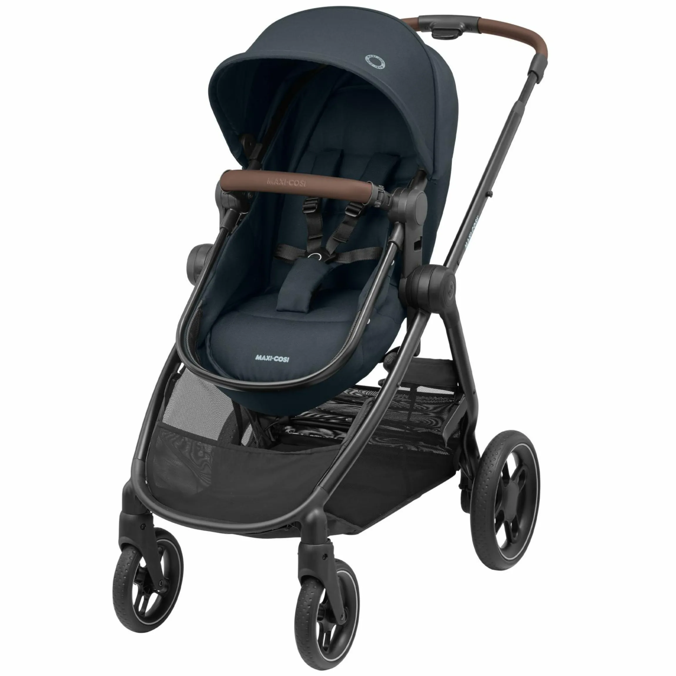 2 -in- 1 Kombi-Kinderwagen Zelia³ wendbarer Sitz & Wanne in einem, verstellbarer Schieber, 22 kg - Essential Graphite - Kollektion 2025