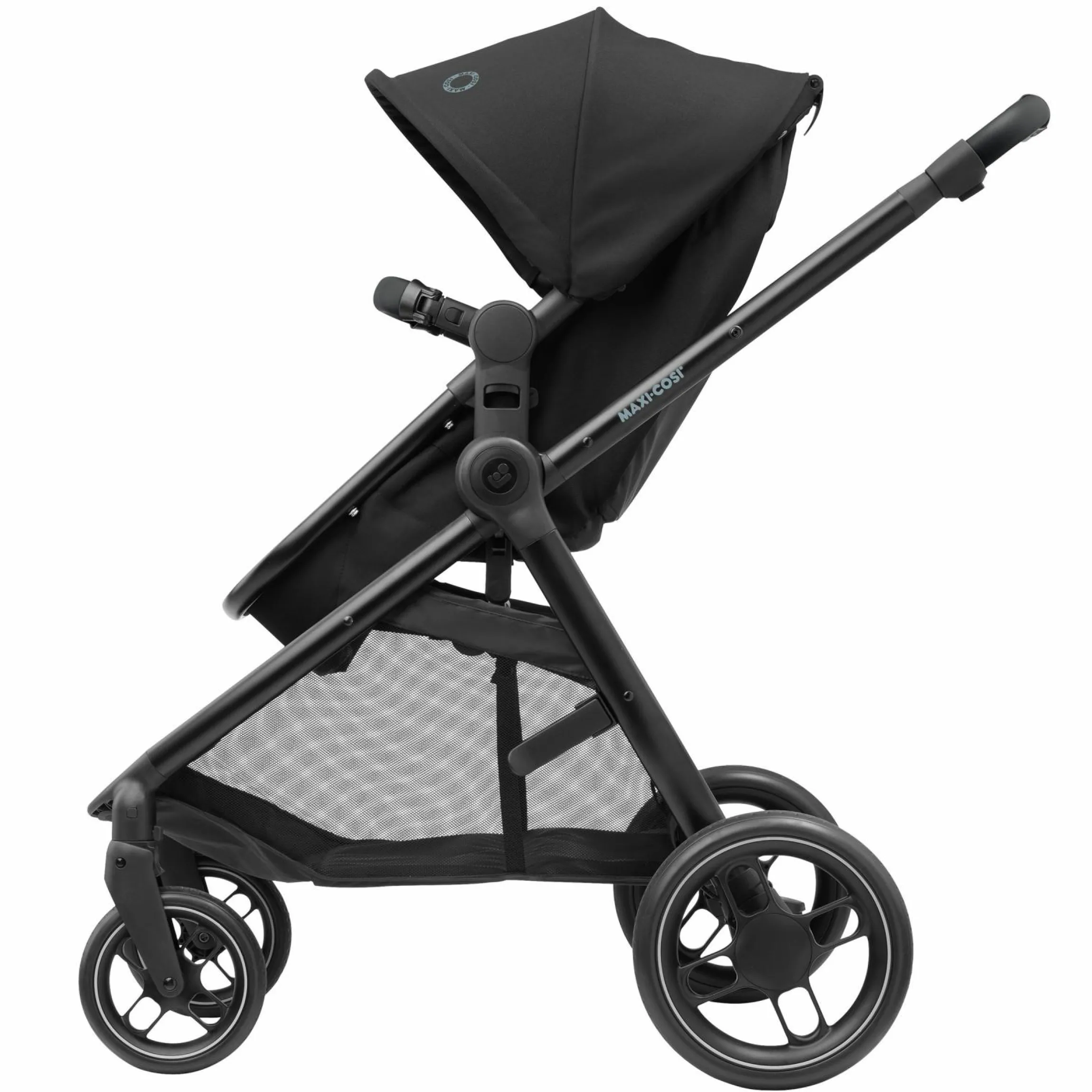 2 -in- 1 Kombi-Kinderwagen Zelia³ wendbarer Sitz & Wanne in einem, verstellbarer Schieber, 22 kg - Essential Black - Kollektion 2025