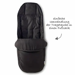 2 in 1 Tragenest - Black