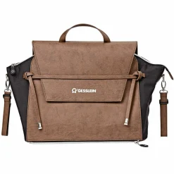 2 in 1 Wickelrucksack & Wickeltasche N°4 mit Wickelunterlage, Innentasche & Isolierbehälter - Tabak - Kollektion 2024