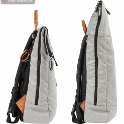 2 in 1 Wickelrucksack & Wickeltasche N°6 mit Wickelunterlage und vielen Fächern - Schokobraun - Kollektion 2024
