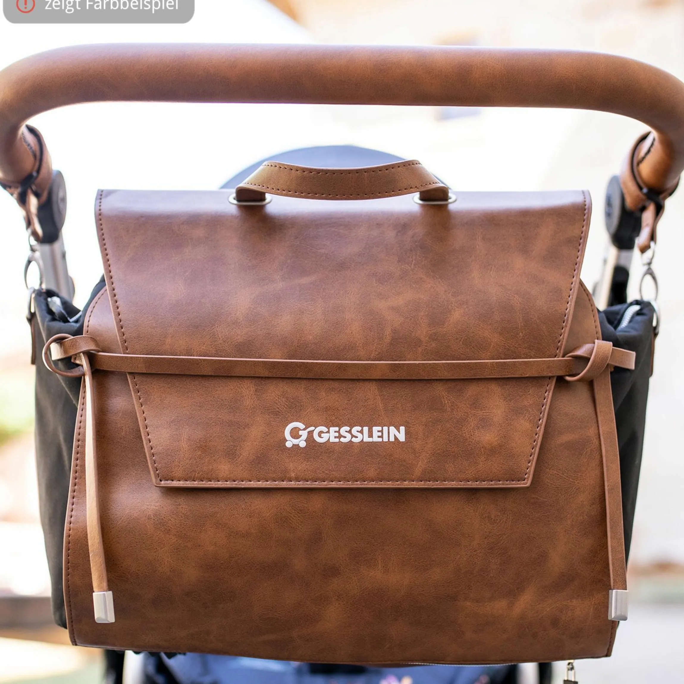 2 in 1 Wickelrucksack & Wickeltasche N°4 mit Wickelunterlage, Innentasche & Isolierbehälter - Schwarz - Kollektion 2024