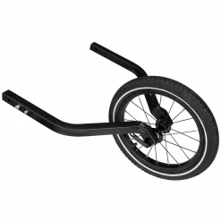 14" Joggerrad für Zweitsitzer inkl. Deichselaufnahme - Schwarz