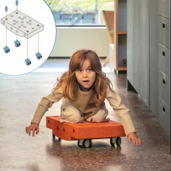 34 tlg. Baukasten Starter-Set Modu Playsystem Dreamer von 0 - 6 Jahre - Burnt Orange / Dusty Green