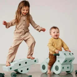 34 tlg. Baukasten Starter-Set Modu Playsystem Dreamer von 0 - 6 Jahre - Ocean Mint / Forest Green