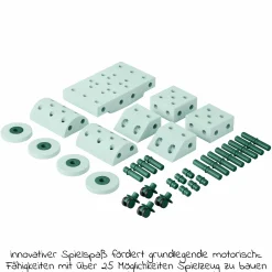34 tlg. Baukasten Starter-Set Modu Playsystem Dreamer von 0 - 6 Jahre - Ocean Mint / Forest Green