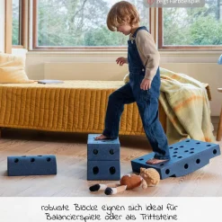 34 tlg. Baukasten Starter-Set Modu Playsystem Dreamer von 0 - 6 Jahre - Ocean Mint / Forest Green
