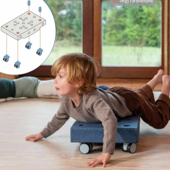 34 tlg. Baukasten Starter-Set Modu Playsystem Dreamer von 0 - 6 Jahre - Ocean Mint / Forest Green