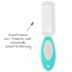 5 tlg. Pflegeset BabyCare - Grau / Mint