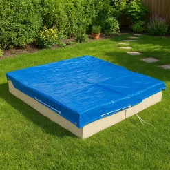 Abdeckplane für Sandkästen 154 x 154 cm - Blau - Kollektion 2025