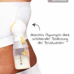 Abpump-Bustier Hands-free - Schwarz - Gr. S