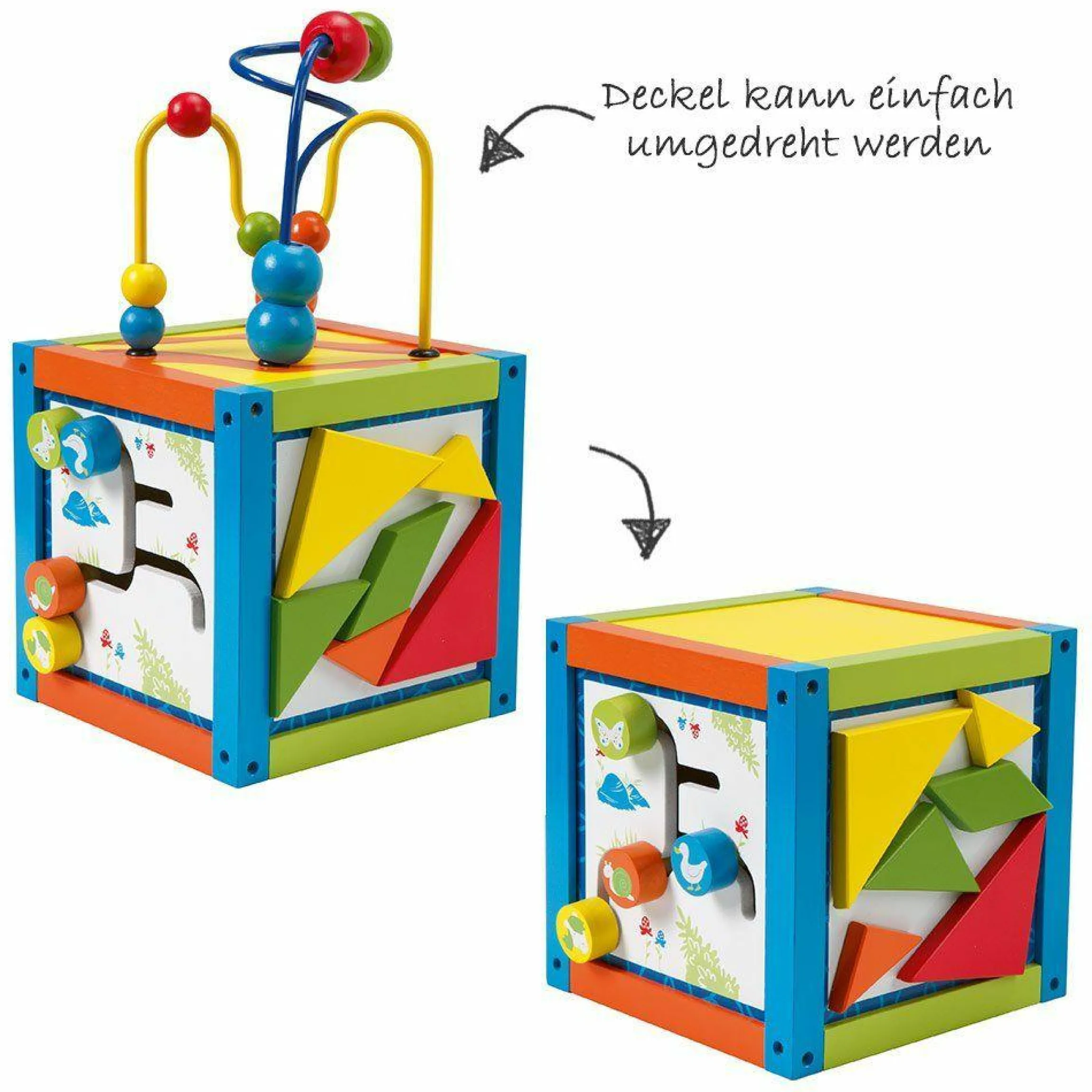 Activity-Motorikwürfel - Multicolor Klein