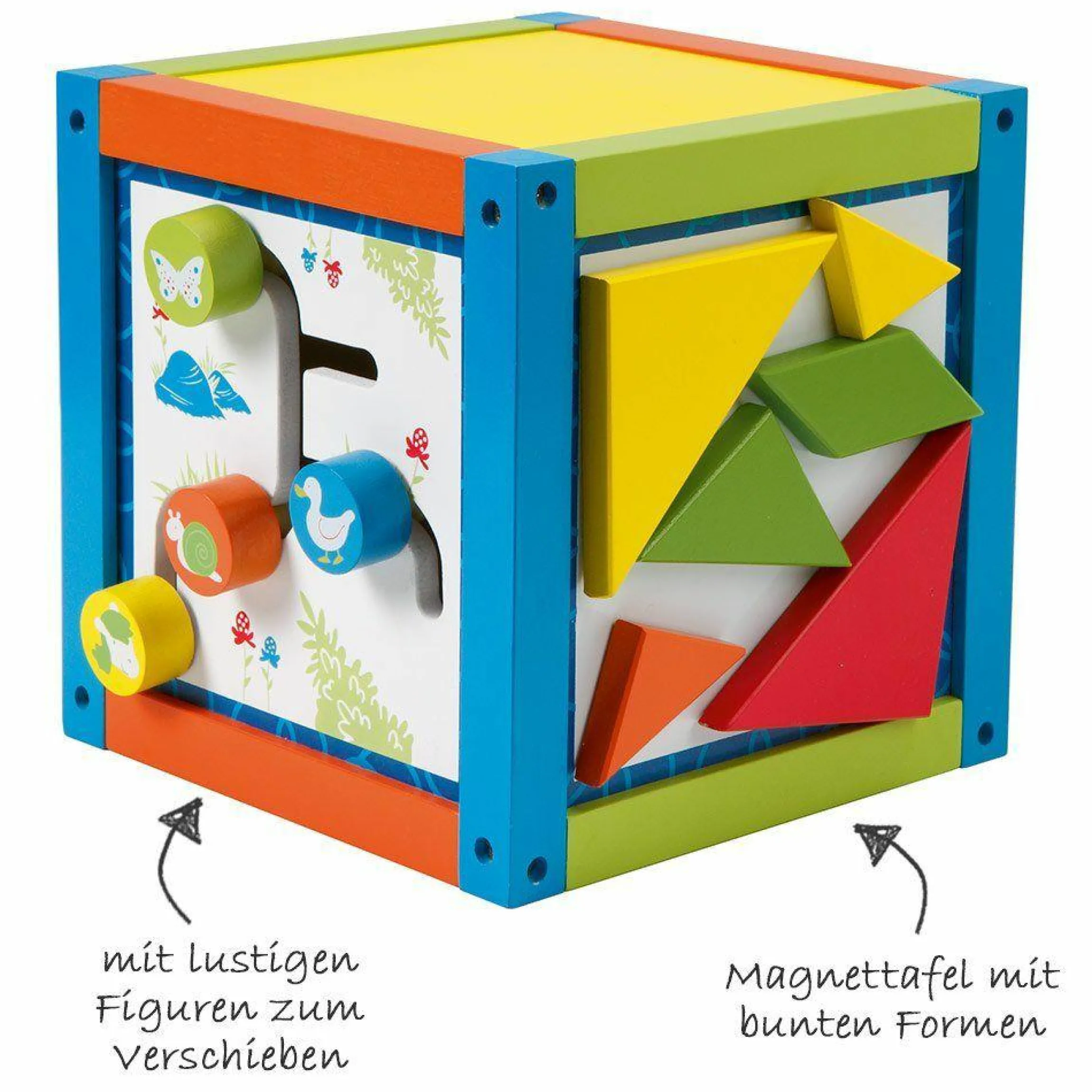 Activity-Motorikwürfel - Multicolor Klein