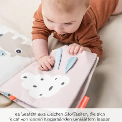 Activity-Soft-Bilderbuch Tummy Time - Deer Friends