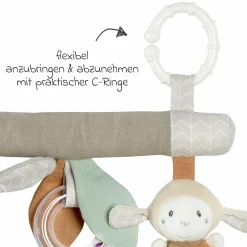 Activity-Trapez mit Rassel & Quietsche - Esel & Schaf
