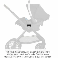Adapter Babyschale Comfort Fix für Kinderwagen Walk N Care