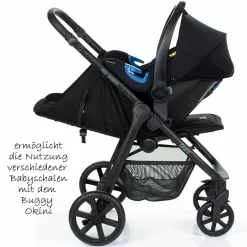 Adapter für Babyschalen von Maxi-Cosi / Cybex / Kiddy - passend für Buggy Okini