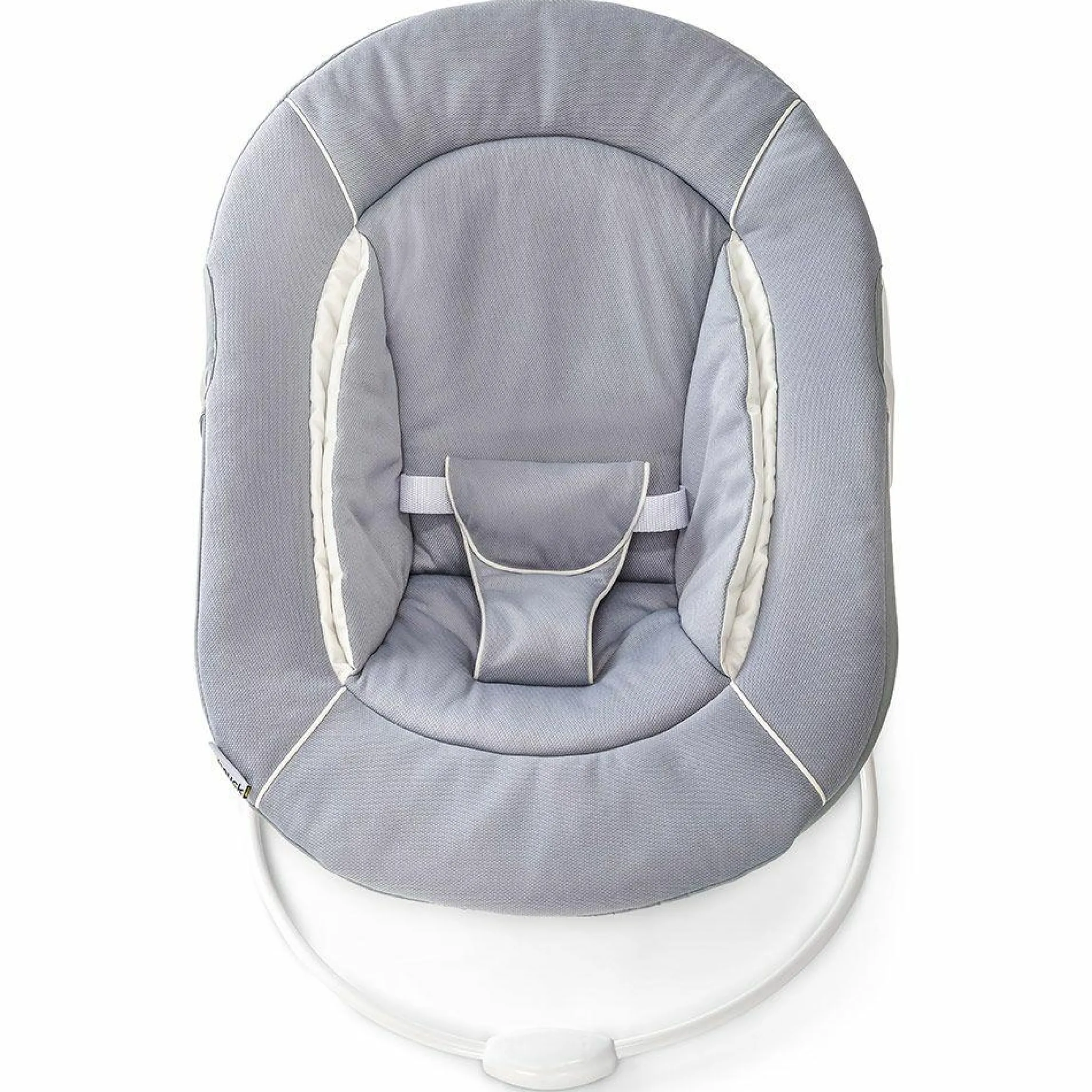 Alpha Plus Grey Newborn Set - 3-tlg. Hochstuhl + Neugeboreneneinsatz & Wippe Stretch Grey