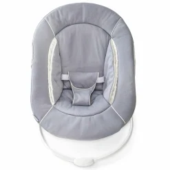 Alpha Plus Select Charcoal 4-tlg. Newborn Set - Hochstuhl + 2in1 Babyaufsatz & Wippe + Sitzkissen - Stretch Grey