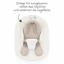 Alpha Plus Select Charcoal 4-tlg. Newborn Set Disney Pooh - Hochstuhl + Neugeborenenaufsatz + Sitzkissen Beige