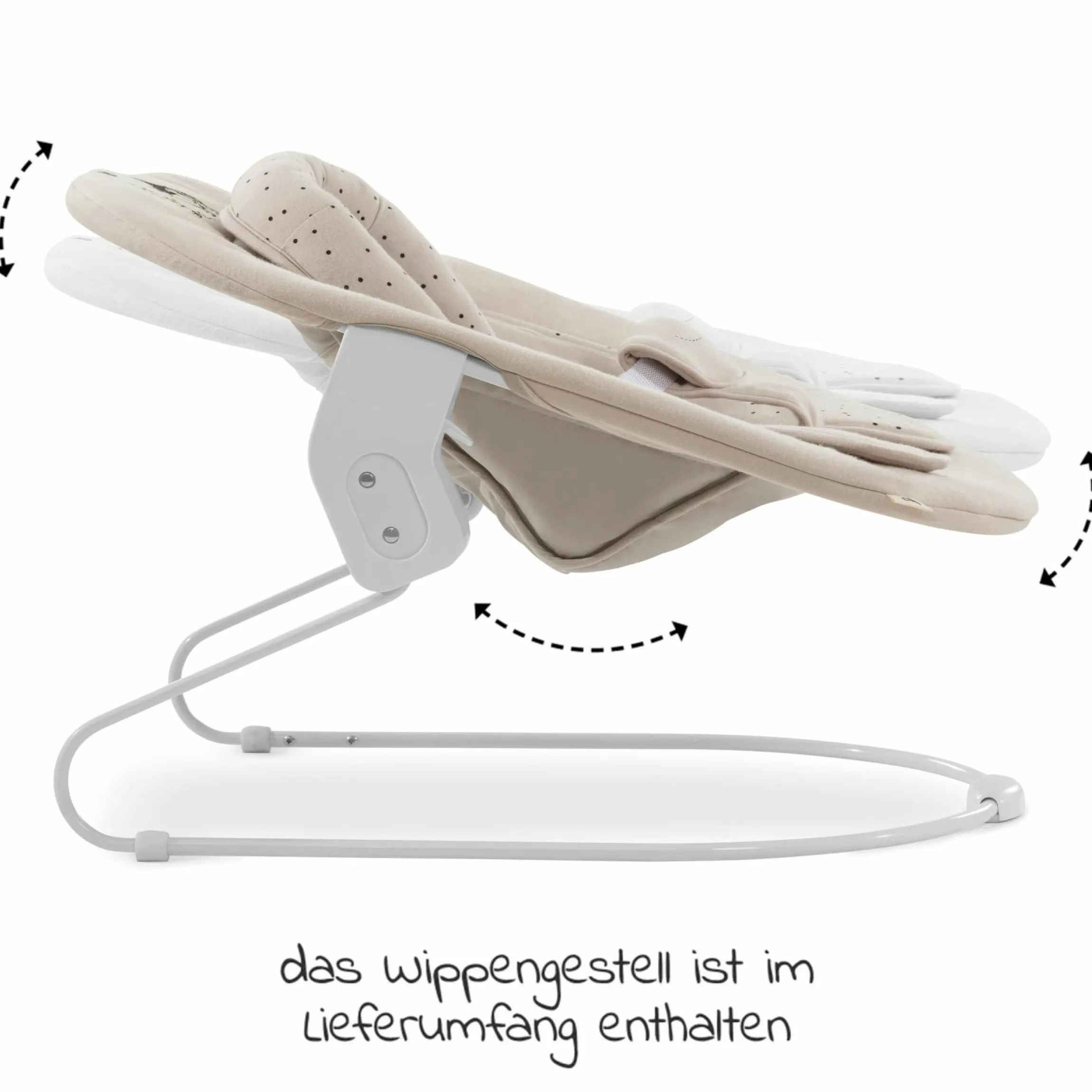 Alpha Plus Select Charcoal 4-tlg. Newborn Set Disney Pooh - Hochstuhl + Neugeborenenaufsatz + Sitzkissen Beige