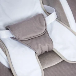 Alpha Plus Walnut Newborn Set Deluxe - 4-tlg. Hochstuhl + 2in1 Neugeboreneneinsatz (verstellbar) + Sitzpolster