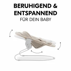 Alpha Plus Walnut 4-tlg. Newborn Set - Disney Pooh - Hochstuhl + Neugeboreneneinsatz & Wippe + Sitzpolster