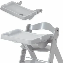 Alpha Tray - 2-teiliges Essbrett & Tisch für Alpha Hochstühle - Grey / Grau