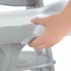 Alpha Tray - 2-teiliges Essbrett & Tisch für Alpha Hochstühle - Grey / Grau