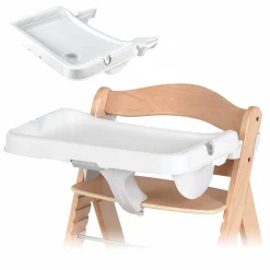 Alpha Tray - 2-teiliges Essbrett & Tisch für Alpha Hochstühle - White