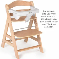 Alpha Tray - 2-teiliges Essbrett & Tisch für Alpha Hochstühle - White