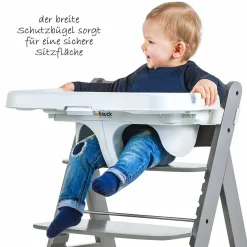 Alpha Tray - 2-teiliges Essbrett & Tisch für Alpha Hochstühle - White