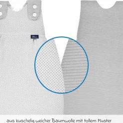 Außensack Baby-Mäxchen - Dots - Grey - Gr. 50/56