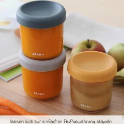 Aufbewahrungsbehälter 6er Pack aus Glas 250 ml - Sunrise