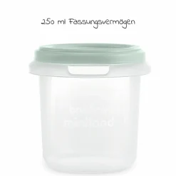 Aufbewahrungsbehälter 4er Pack je 250 ml - Mint