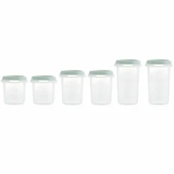 Aufbewahrungsbehälter 6er Pack 200 + 250 + 330 ml - Mint