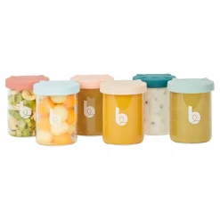 Aufbewahrungsbehälter 6er Pack ISY Bowls aus Glas 250 ml