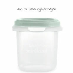 Aufbewahrungsbehälter 4er Pack je 200 ml - Mint