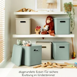 Aufbewahrungsbox L Kayo 27 l - Cappuccino