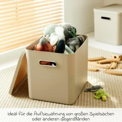 Aufbewahrungsbox L Kayo 27 l - Cappuccino