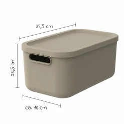 Aufbewahrungsbox S Kayo 12 l - Cappuccino