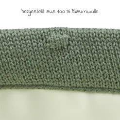 Aufbewahrungskorb / Wickeltischkörbchen 21 x 16 cm - Mini Knots - Forest Green