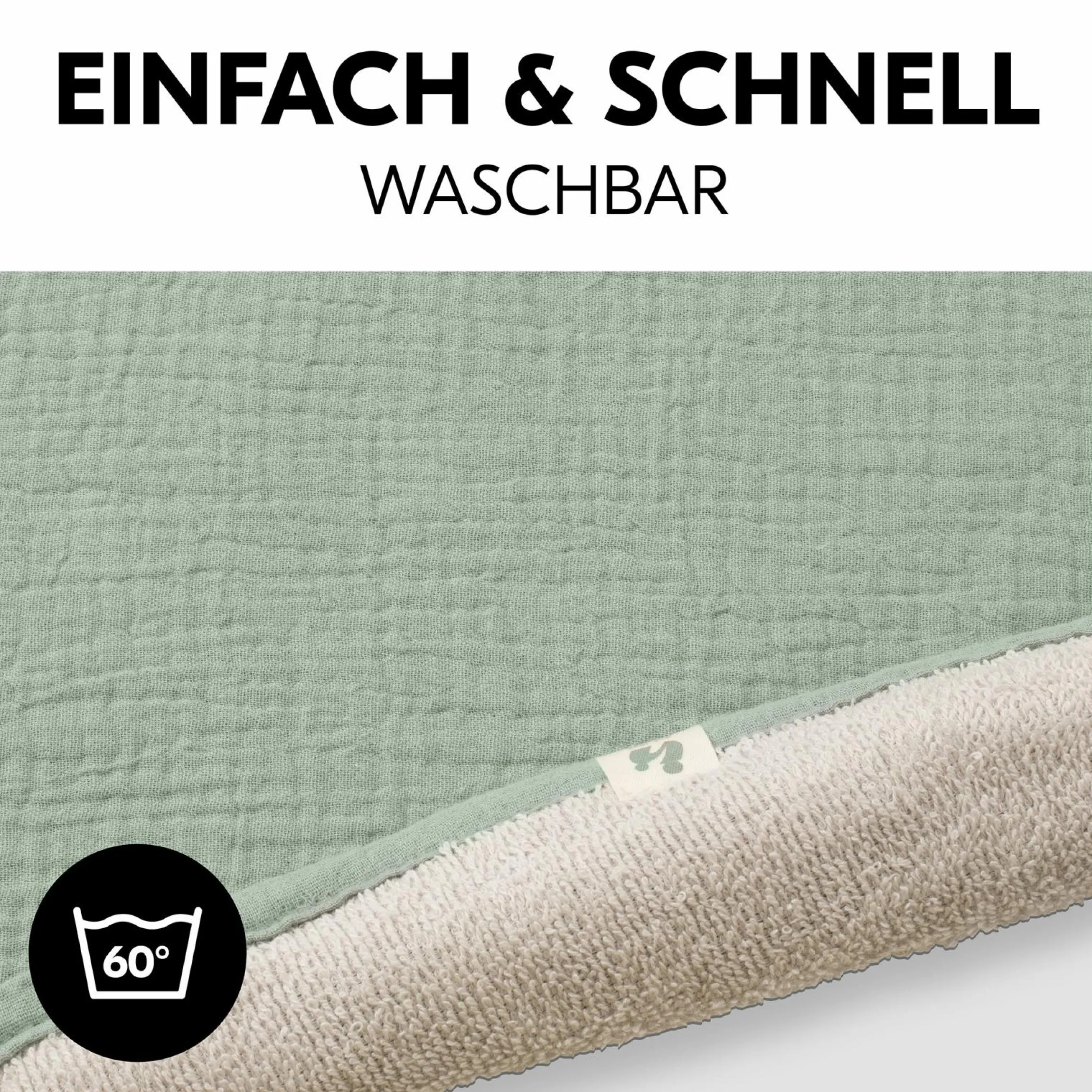 Auflage / Topper für Wickelauflagen wie Change N Clean - Sage