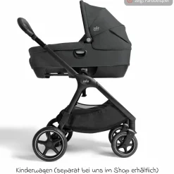 Auto-Babywanne Calmi R129 (40 cm - 75 cm) ab Geburt - 12 Monate im Auto und auf den Kinderwagen Vinca, Aeria, Finiti verwendbar inkl. Regenschutz - Signature - Sandstone
