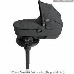 Auto-Babywanne Calmi R129 (40 cm - 75 cm) ab Geburt - 12 Monate im Auto und auf den Kinderwagen Vinca, Aeria, Finiti verwendbar inkl. Regenschutz - Signature - Eclipse