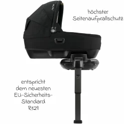 Auto-Babywanne CARI next im Auto und auf dem Kinderwagen verwendbar - Caviar - Kollektion 2025